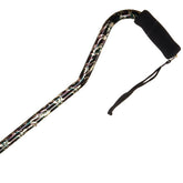 Offset Handle Aluminum Cane Color Black Camo     (Each) - Precision Lab Works